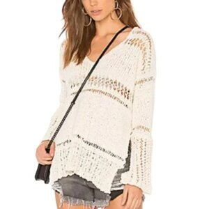 Women's Cream Knit Sweater